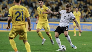 Toni Kroos volvió a jugar ante Ucrania: se había perdido los dos últimos encuentros con el Madrid por una lesión muscular.