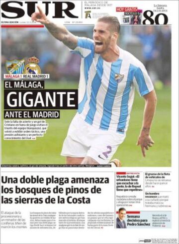 Portadas de la prensa mundial
