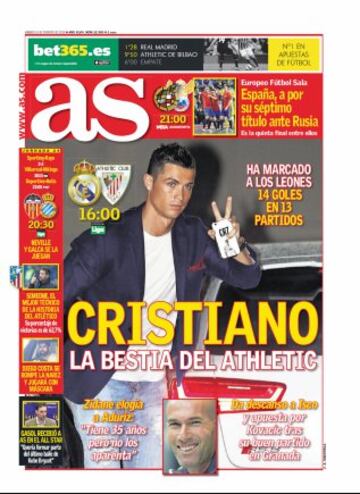 Portadas de la prensa mundial