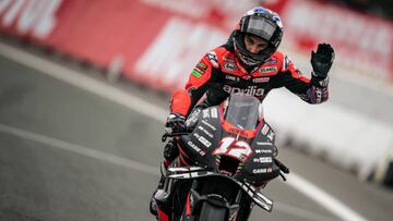 Maverick Viñales en Assen.