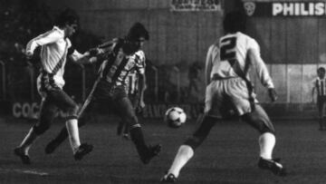 Semifinal de Copa del 82 entre Rayo y Sporting.