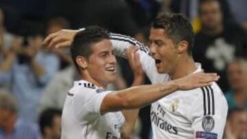 James y Cristiano, seleccionados.