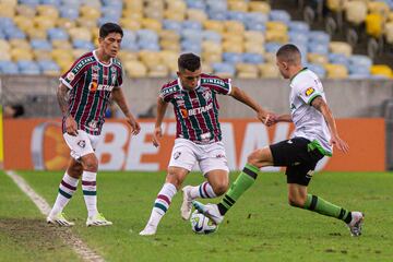 Leo Fernández es suplente de Fluminense y busca aprovechar los minutos que le va dando Fernando Diniz, técnico del equipo y -a la vez- seleccionador de Brasil.