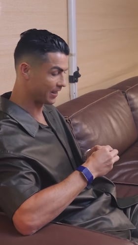 La reacción de Cristiano Ronaldo al conocer a su versión de LEGO