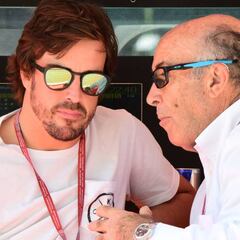 Alonso agradece a Lorenzo y Márquez el show de Mugello
