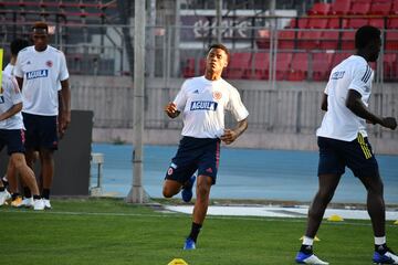 La Selección Colombia entrenó en el Estadio Nacional de Chile antes de enfrentar a la Roja de Reinaldo Rueda por la fecha 2 de Eliminatorias.