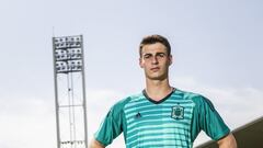 La sesión de fotos de Kepa en su entrevista para el Diario AS