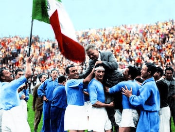 El 10 de junio de 1934 se jugó la final entre Italia y Checoslovaquia. Ganaron los italianos.