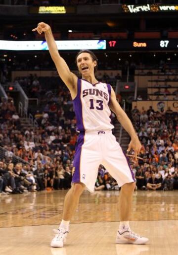 Steve Nash con los Phoenix Suns en 2012.