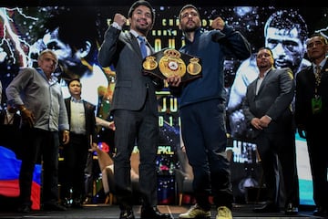 La presentación del combate entre Pacquiao y Matthyse en imágenes