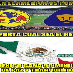 Los memes ya calientan el América vs Pumas
