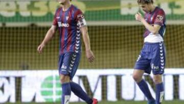 Triste en los jugadores del Eibar
