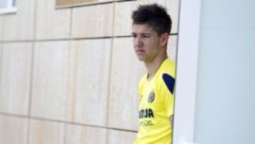 Vietto, entrenándose con el Villarreal.