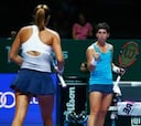 Muguruza y Carla Suárez, derrota en su debut en dobles