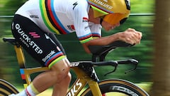 Evenepoel despeja dudas con una crono extraterrestre en el Nacional