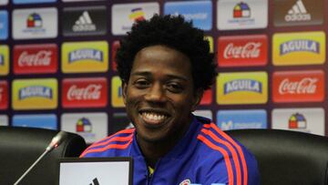 Kaz&Atilde;&iexcl;n, Rusia, 14 de junio de 2018. La Selecci&Atilde;&sup3;n Colombia cumpli&Atilde;&sup3; con la primera conferencia de prensa en Kaz&Atilde;&iexcl;n. En la foto: Carlos S&Atilde;&iexcl;nchez. (Colprensa-Filiberto Rojas Ferro)