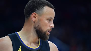 Apr 12, 2026; Inglewood, California, USA; Golden State Warriors guard Stephen Curry (30) during the second half at Intuit Dome. Mandatory Credit: Gary A. Vasquez-Imagn Images