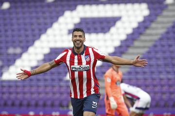 Luis Suárez batió a Masip  en el minuto 67 y certifició el triunfo rojiblanco en el Estadio José Zorrilla. El uruguayo anotó 21 goles en su primer año como atlético y fue clave en el título liguero.
