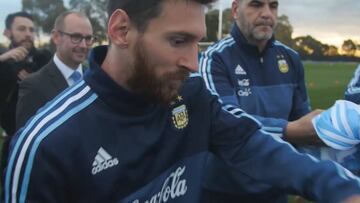 Messi desata la locura en Australia con su selección