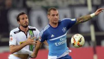 Pierre-Michel Lasogga y Martin Stranzl