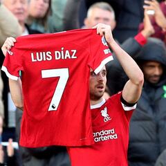 Will Luis Díaz play for Liverpool in the Premier League this weekend?