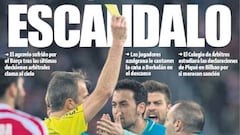La prensa catalana se sigue quejando de los árbitros