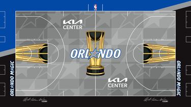 La NBA ‘modifica’ sus canchas para la Copa: así son las 30 pistas de la NBA Cup