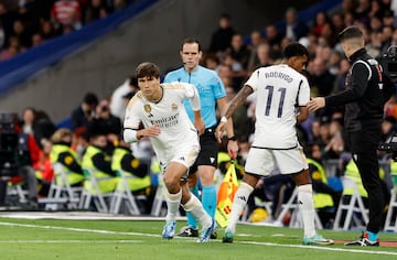 Gonzalo, en el Real Madrid-Granada de la temporada pasada.