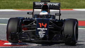 El piloto español de McLaren Honda, Fernando Alonso.