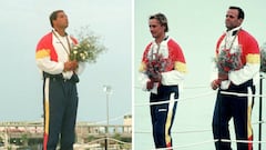 Jos&eacute; Mar&iacute;a van der Ploeg, Luis Doreste y Domingo Manrique en Barcelona 92.