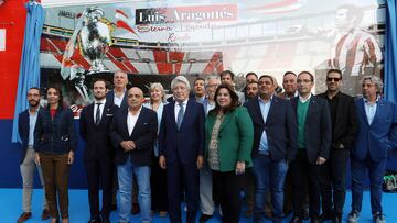 Inauguración de la Plaza Luis Aragonés en Ronda.