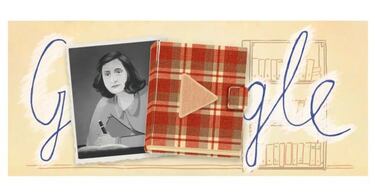 El precioso Doodle de Google: un homenaje al diario de Ana Frank