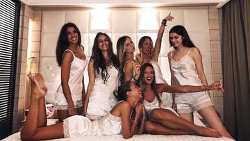 Alice Campello celebra junto a sus amigas su despedida de soltera antes de casarse con Álvaro Morata.