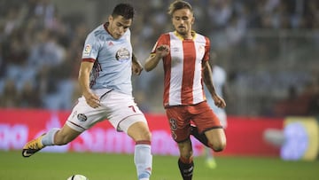 Gol de puro nueve: Maxi Gómez no perdonó ante el Girona