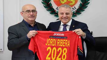 Jordi Ribera con Paco Blázquez a la derecha.