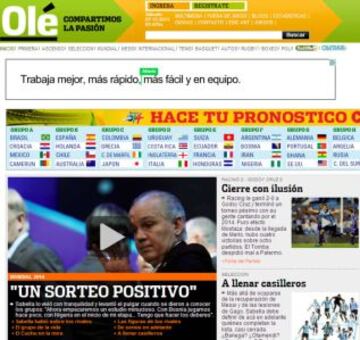 Las portadas de la prensa extranjera