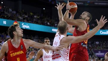 Espa?a llega invicta a octavos y Pau Gasol hace historia