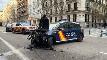 Persecución policial en el centro de Madrid