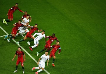 Las mejores imágenes del Portugal-Chile en Kazán