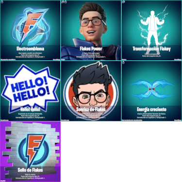 Flakes Power llega a la tienda de Fortnite: cuánto vale su skin y qué objetos trae