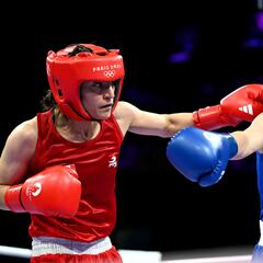 Laura Fuertes se une a la fiesta de España en los Mundiales