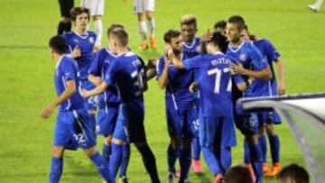 Ángelo Henríquez anota y el Dinamo es líder en Croacia