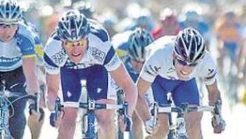 <b>SPRINTERS. </b>Petacchi y Freire, en la pasada Vuelta a Andalucía.