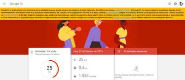 Google Fit cerrará su web en marzo