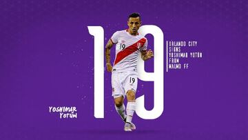 Yoshimar Yotún presentado como nuevo futbolista de Orlando City.