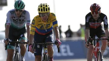 Sergio Higuita y sus sensaciones del UAE TOUR