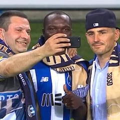 Casillas, de nuevo en Do Dragão para celebrar la liga del Oporto
