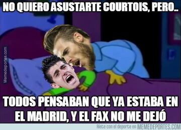 Los mejores memes de la presentación de Courtois