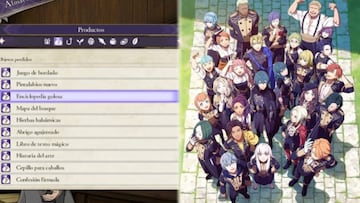 Objetos perdidos en Fire Emblem: Three Houses