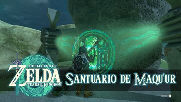 the legend of zelda tears of the kingdom nintendo switch guia santuario maqu'ur